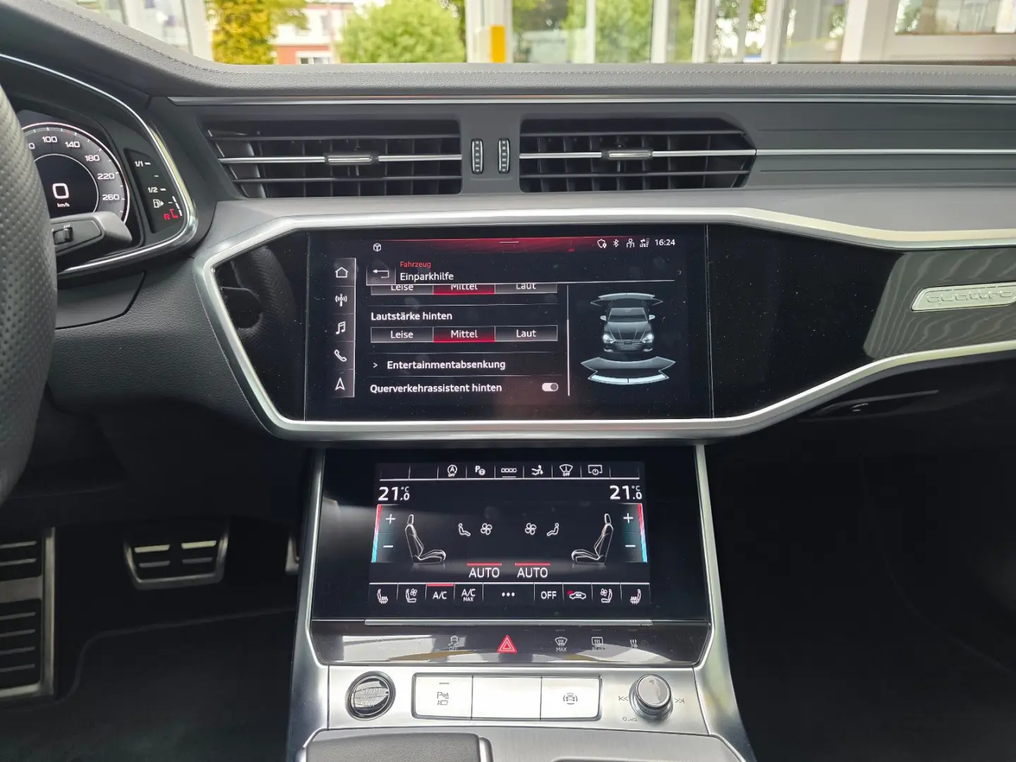 A7 Sportback 40 TDI quattro S Line Optik Schwarz