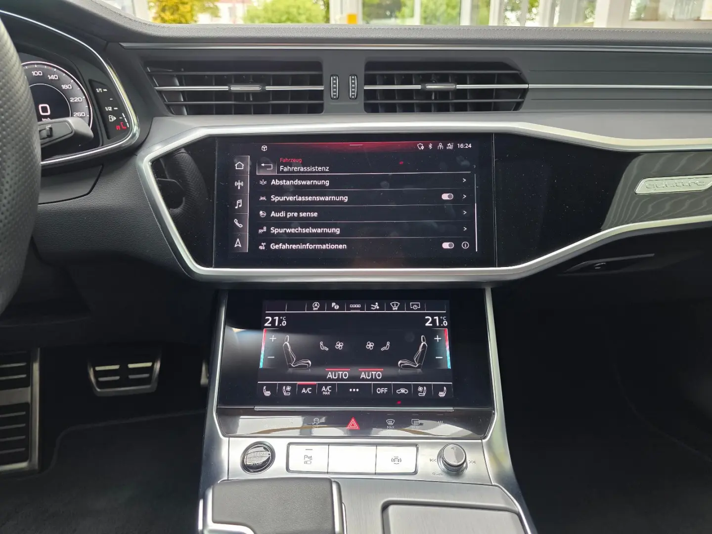 A7 Sportback 40 TDI quattro S Line Optik Schwarz