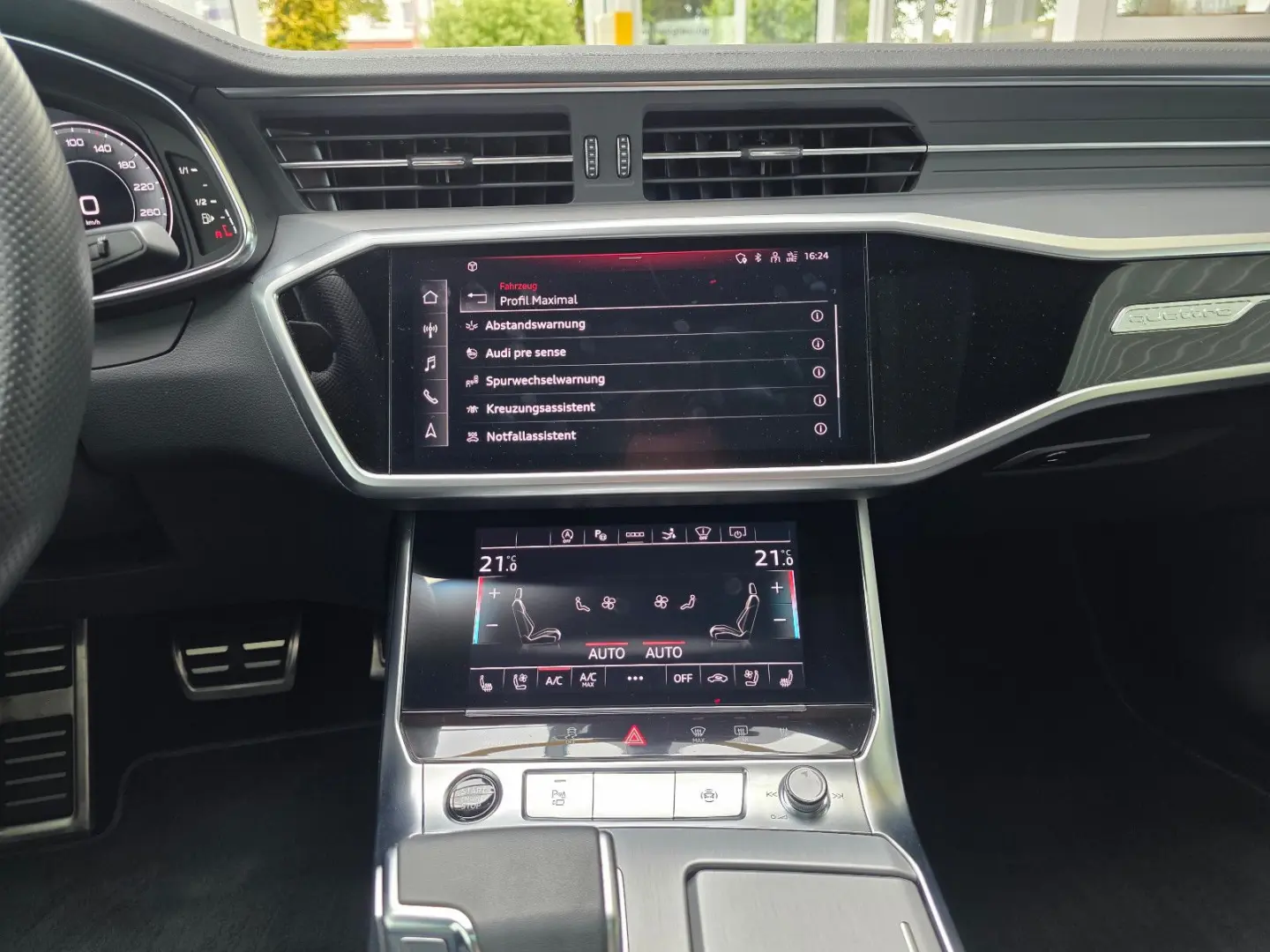 A7 Sportback 40 TDI quattro S Line Optik Schwarz