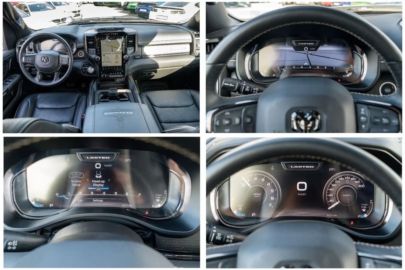 RAM 5.7 Limited/Pano/360*Prins/LUFT/HUD/DIC-TACH