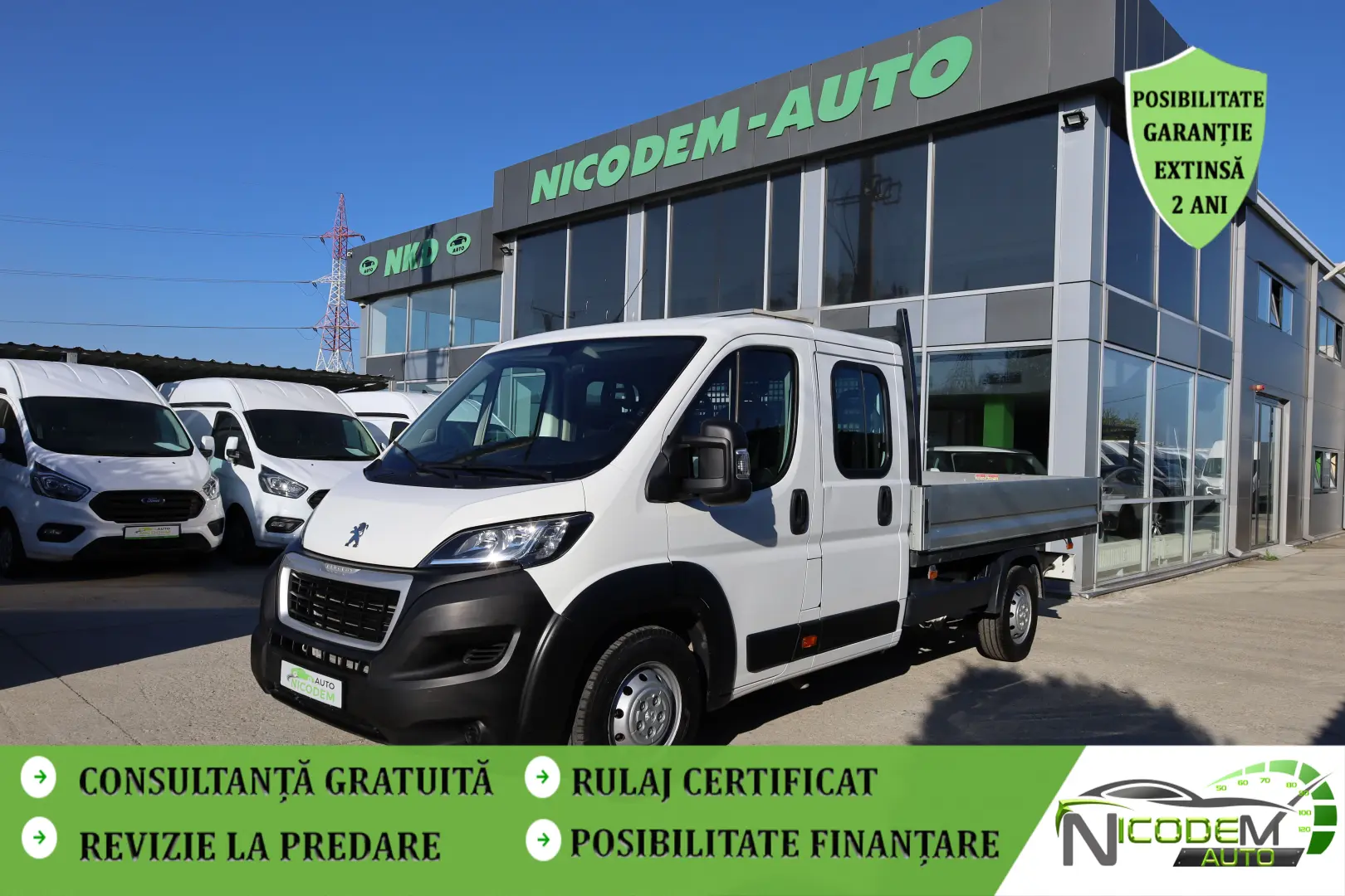 Peugeot Boxer Doka 6+1 L4 2.2 D 140 Cp