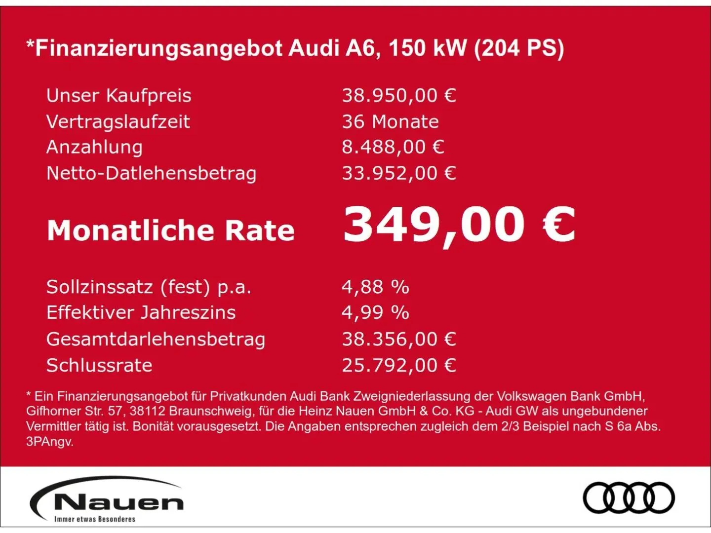 A6 Limousine 40 TDI sport *ACC*MATRIX*NAVI*KAMER