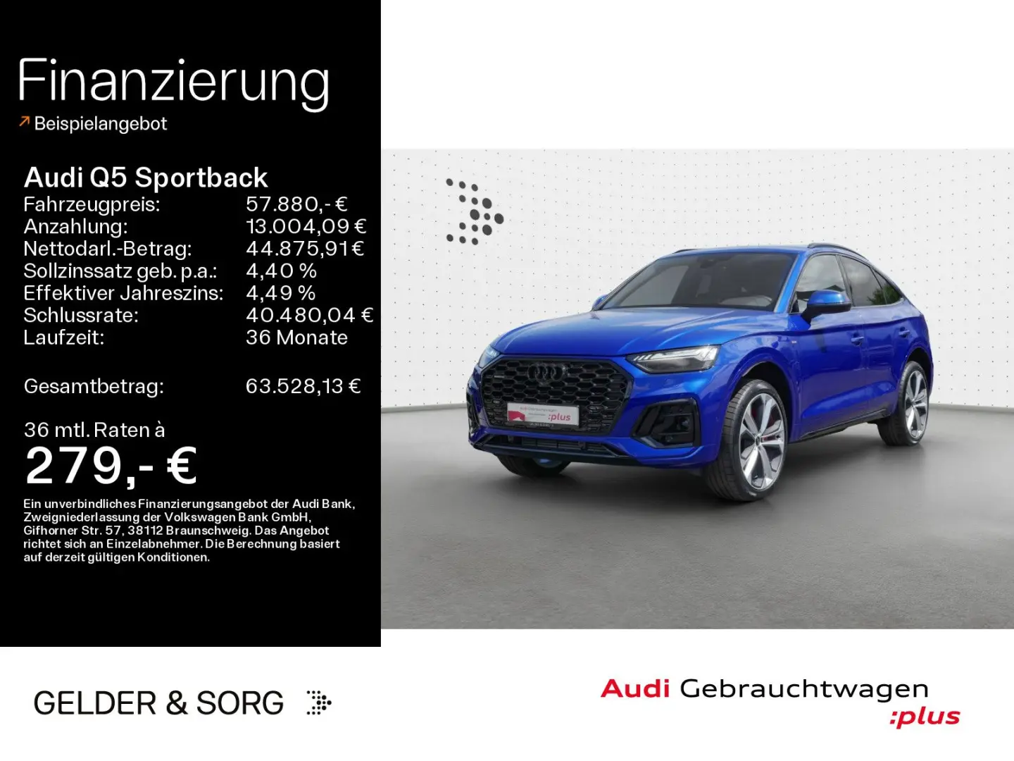 Q5 Sportback 45 TFSI qu. S line Tour*Matrix*Pano
