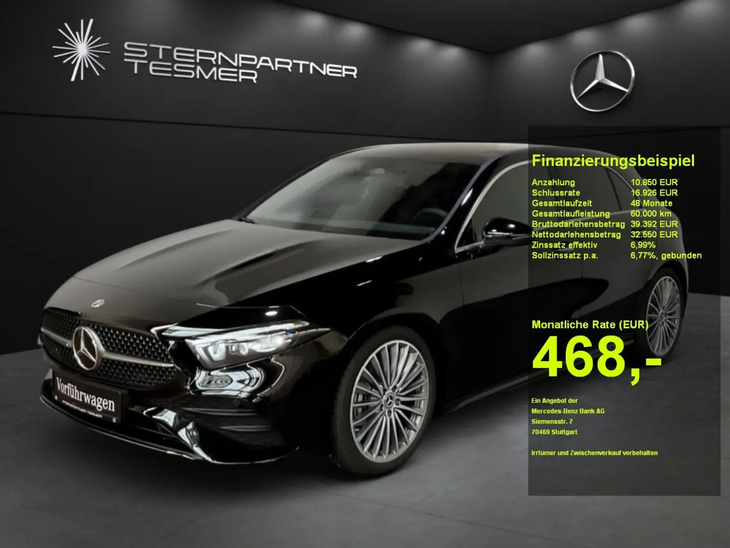 A 180 Kompaktlimousine AMG, Kamera, MuB, LED
