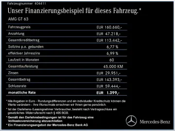 AMG GT 63 LIFT+AERO+PERF.SITZ+360+NIGHT1&2+BURME