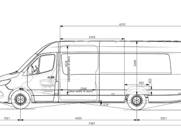 Mercedes-Benz Sprinter Pro 317 Furgon 15.5 mc