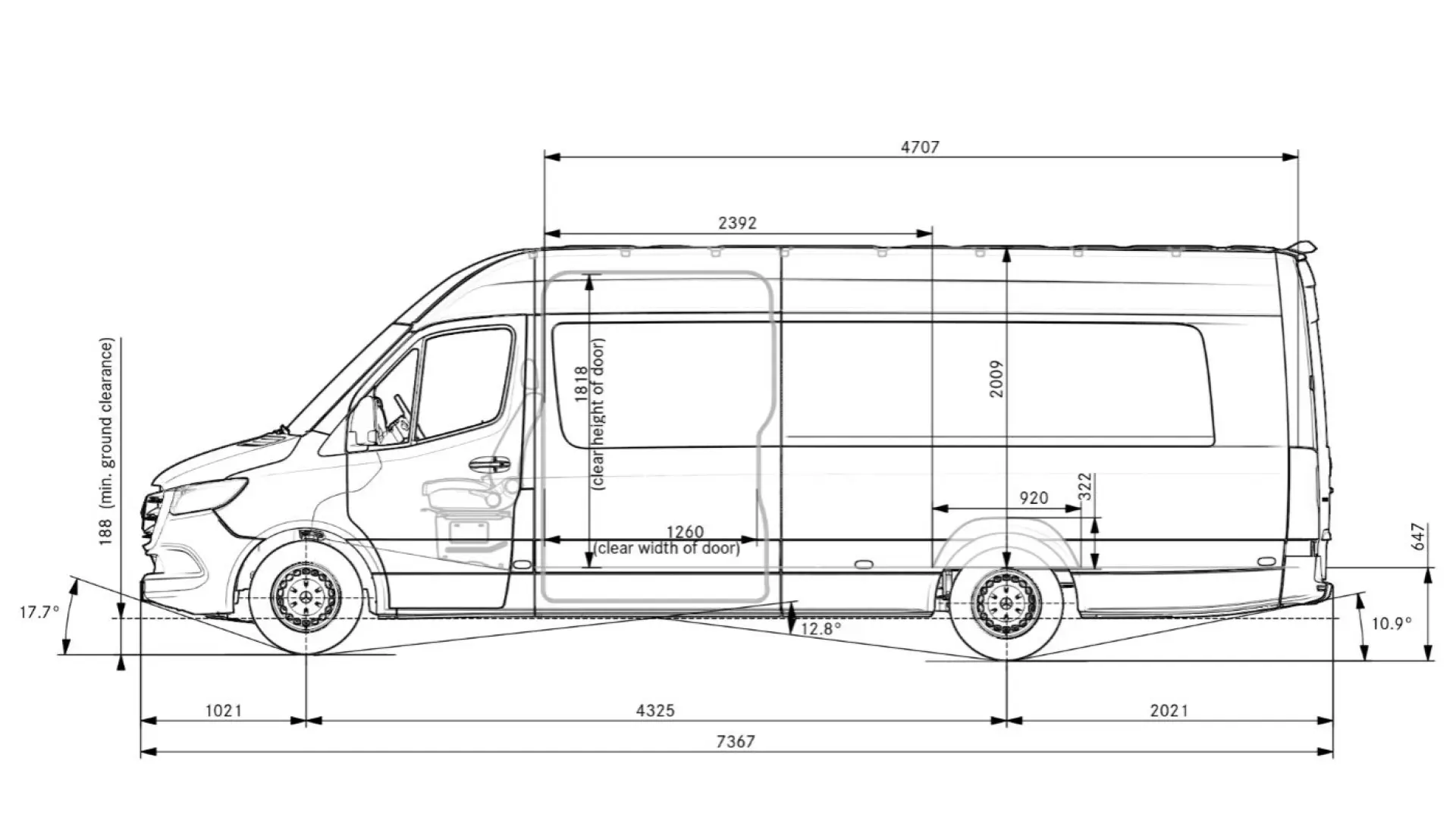 Mercedes-Benz Sprinter Pro 317 Furgon 15.5 mc