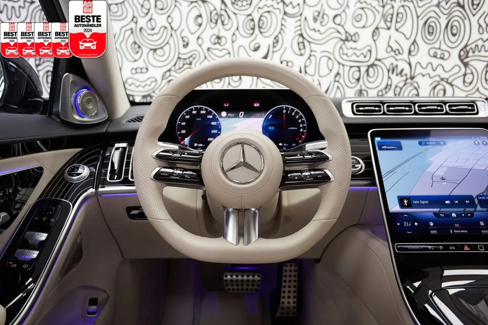 S 580 e 4-MATIC*3x AMG SPORT*DESIGNO*4D-BURM*TV*