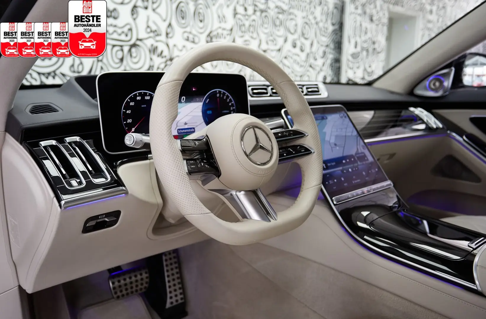 S 580 e 4-MATIC*3x AMG SPORT*DESIGNO*4D-BURM*TV*