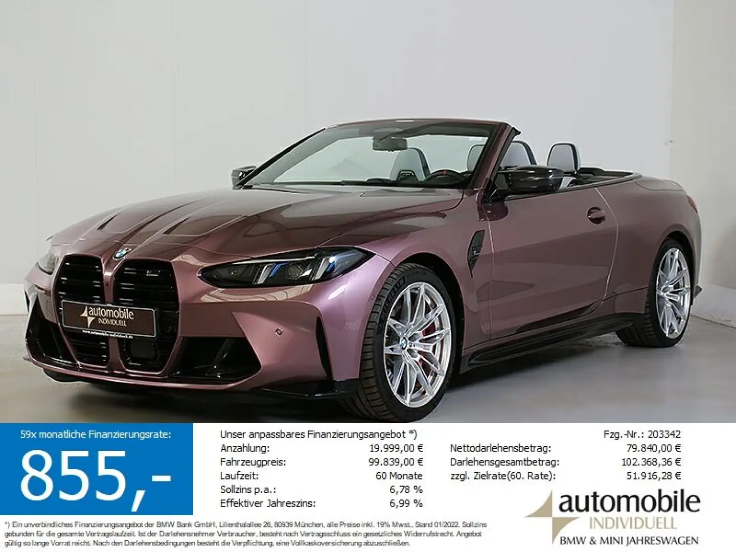 M4 Competition Cab. mit M xDrive Individual !!!