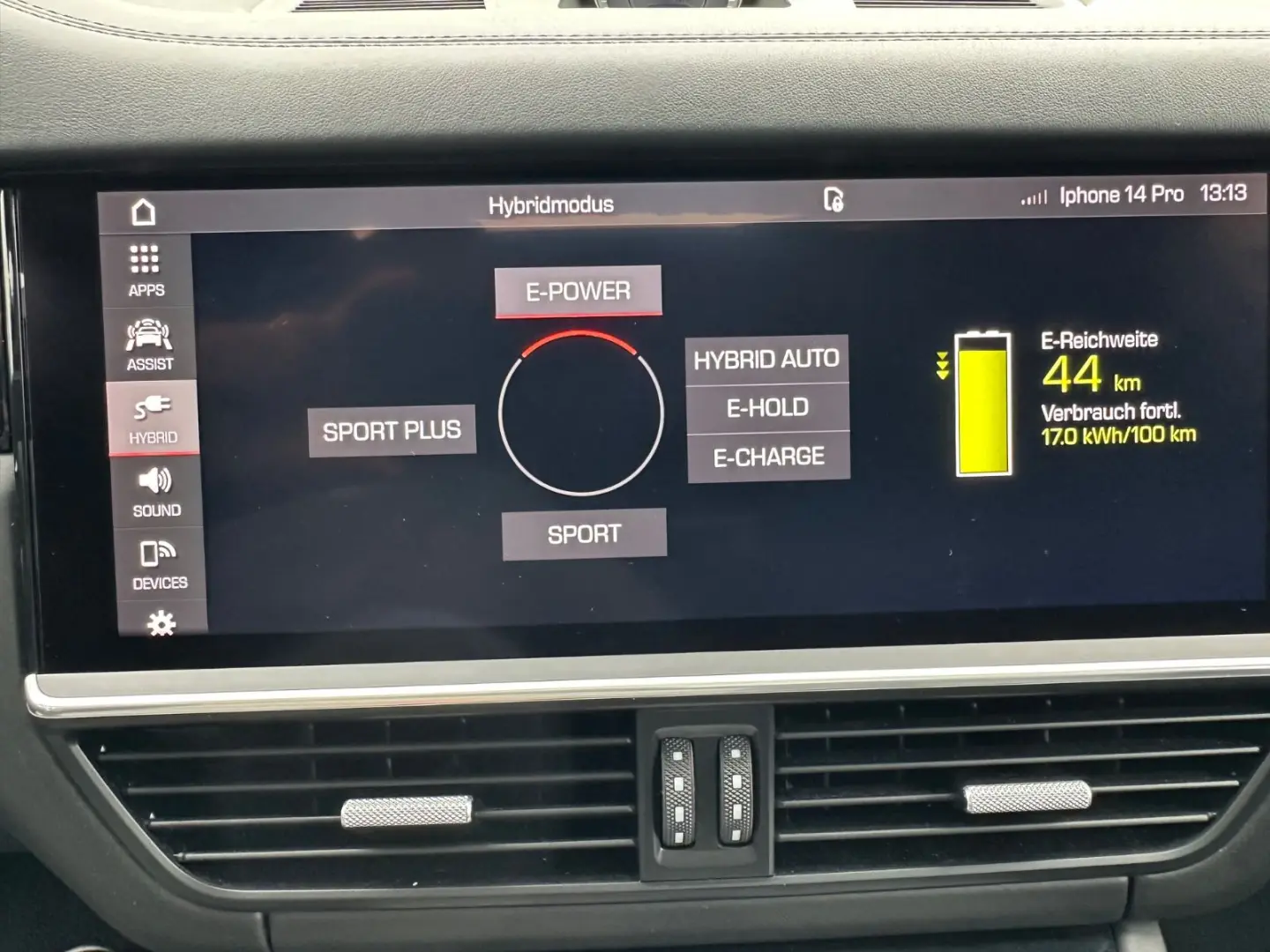 Cayenne E-Hybrid Sport Design + Chrono 1.Hand