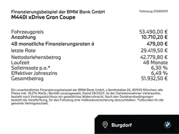 M440i xDrive Gran Coupe Sportpaket Bluetooth LED