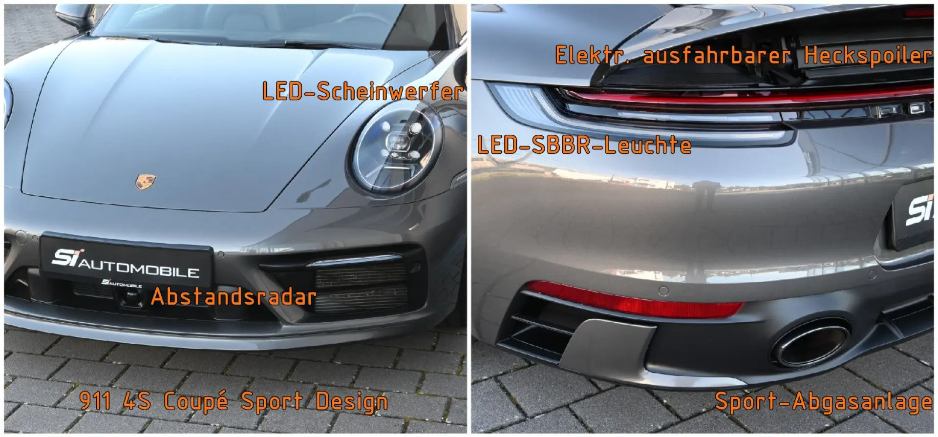 911 992 Carrera 4S Coupé °SPORT DESIGN°ACC°BOSE°