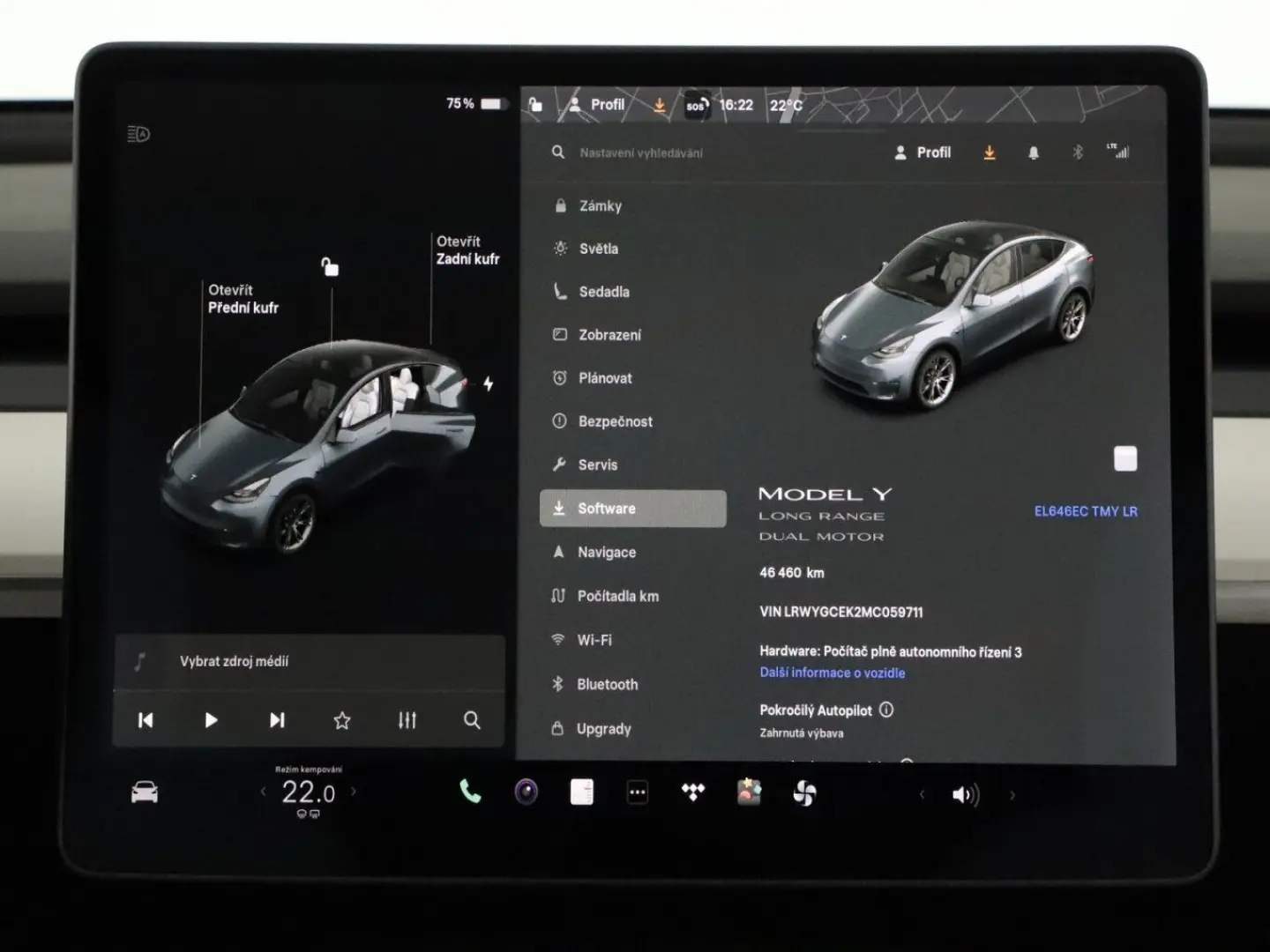 Model Y Long Range AWD 75kWh 2021 , Automatik,