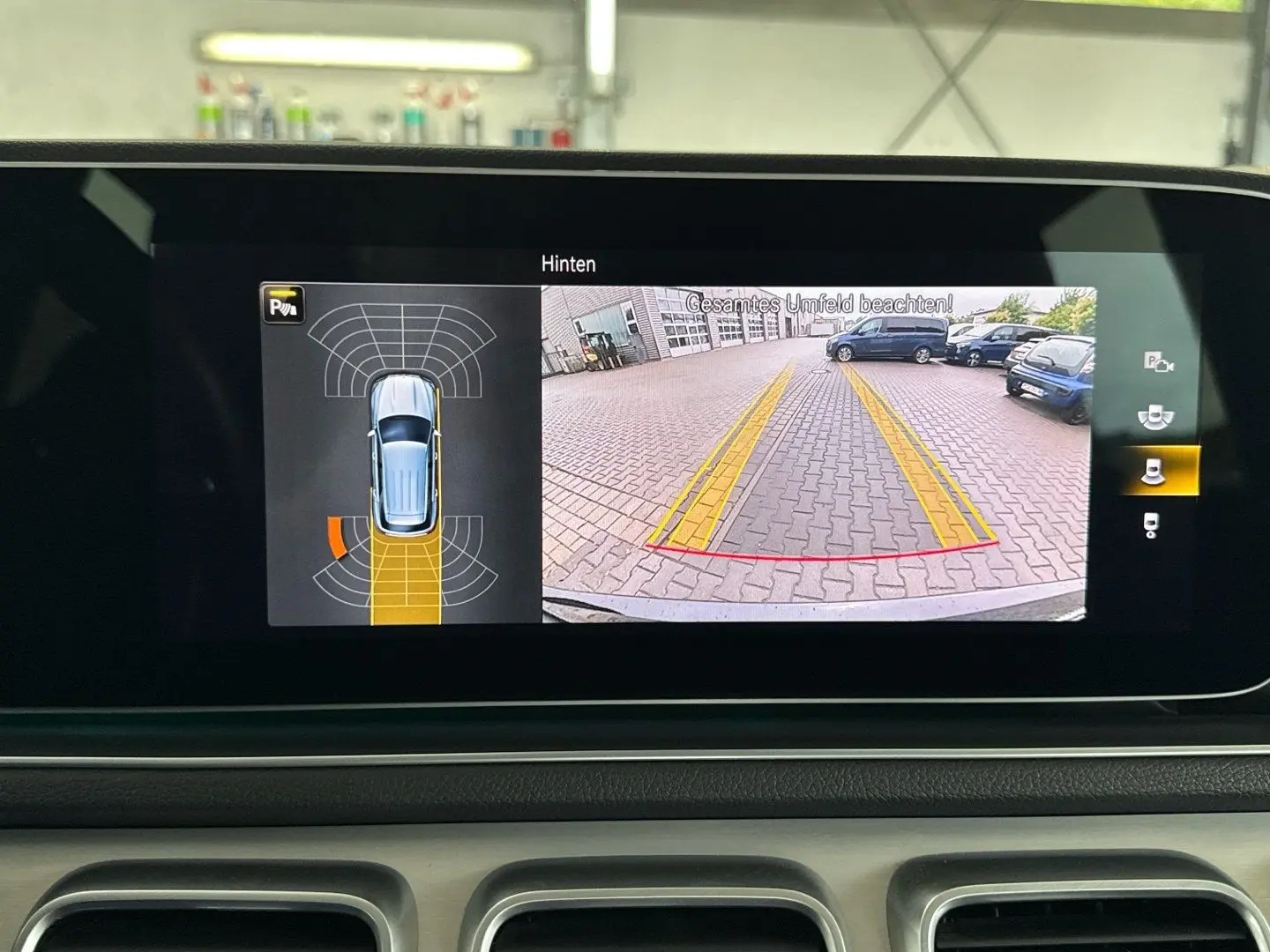 GLE 350 e 4M Rückfahrkamera Ambiente LED AHK