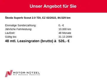 Superb Combi SCOUT 2.0 TDI 4x4 DSG LED+AHK+PANO