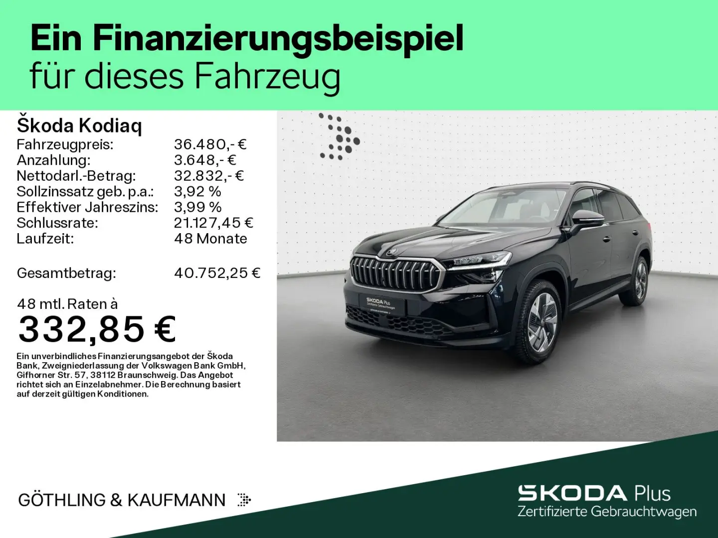 Kodiaq 1.5 TSI Selection DSG*LED*Digitla*Navi*Ka