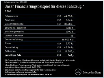 E 200 Limousine AMG Advanced*DISTRONIC*CAM*LED