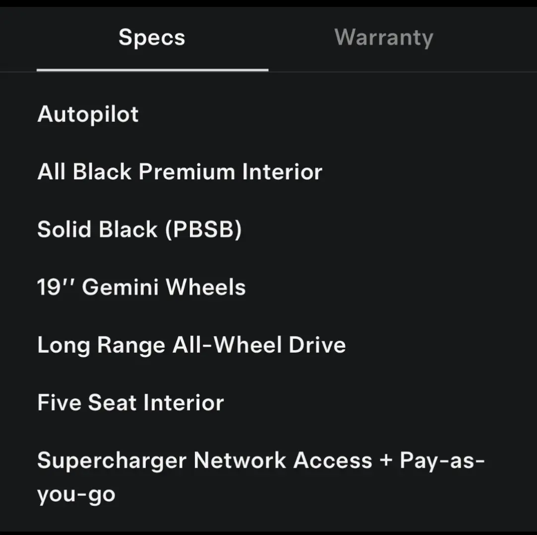 Tesla Model Y AWD Long Range