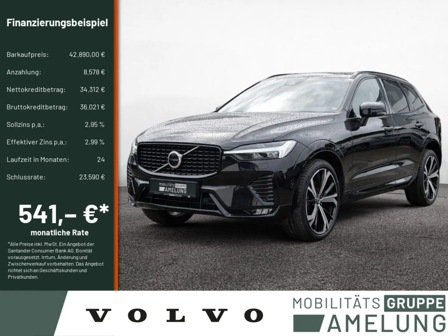 XC60 B4 D AWD Plus Dark aus 1.Hand NAVI LED PANO