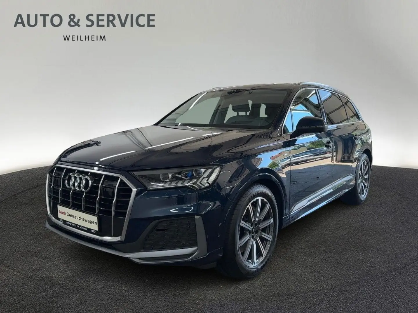 Q7 50 TDI S line qua B&O HUD Matrix 360 VENT