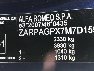 Alfa Romeo Stelvio 2.2 Diesel 16V AT8 Q4 Sprint