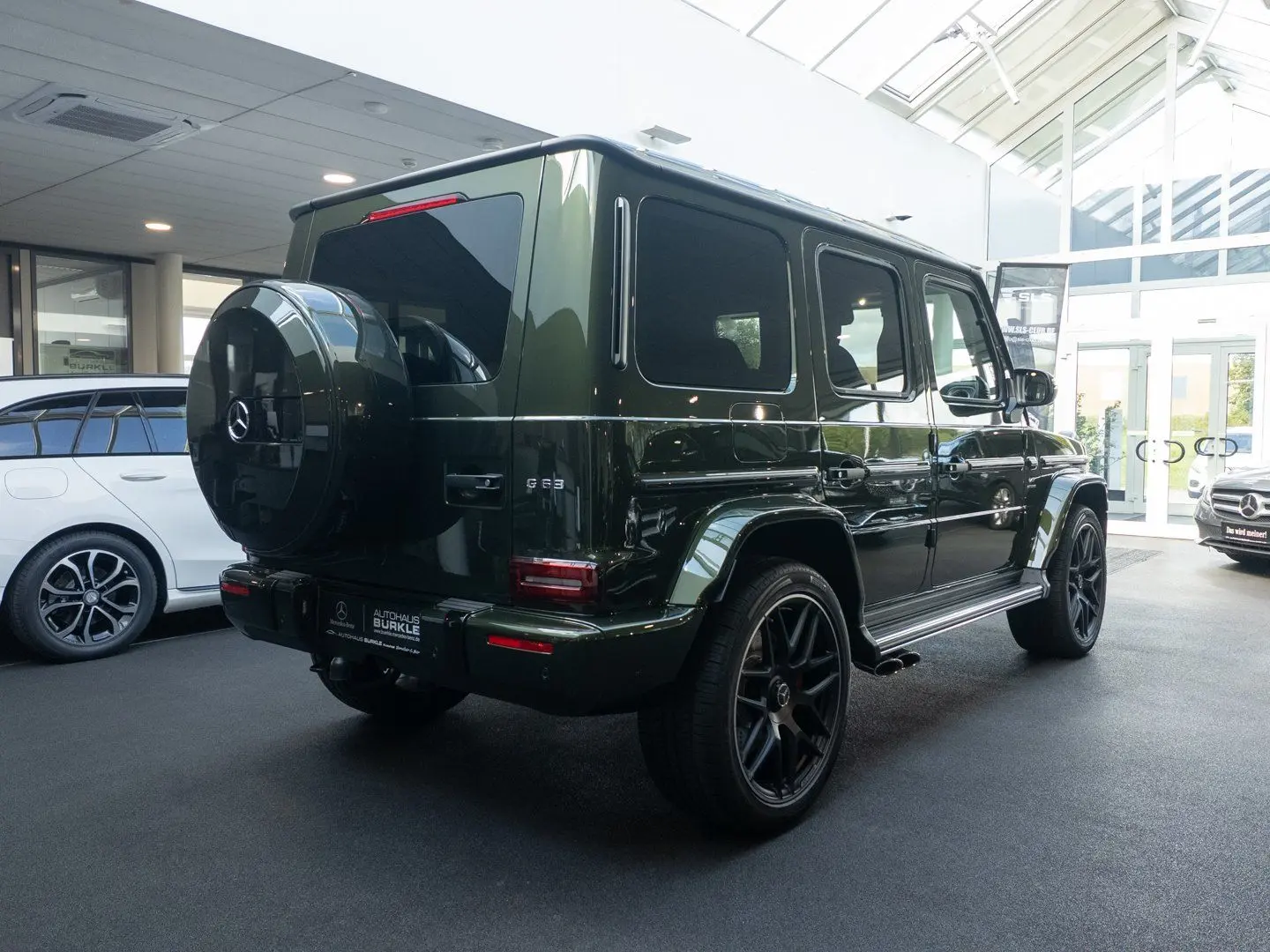 AMG G 63 oliv,Holzboden Kirsche,Sthzg,Sitzkl,AHK