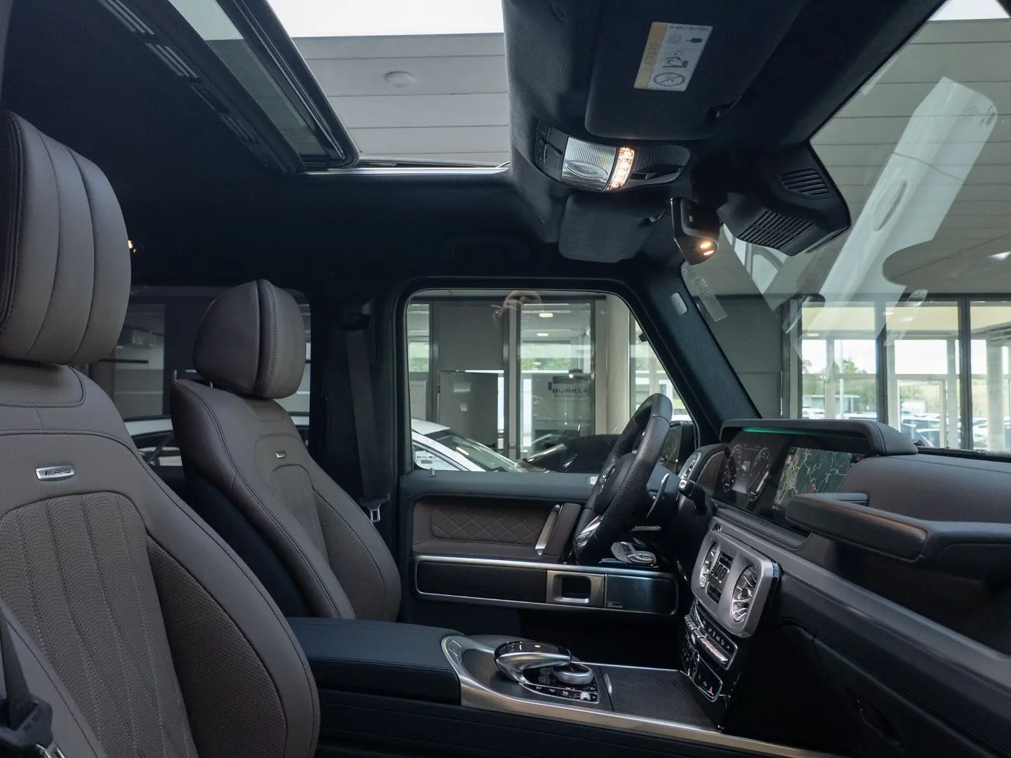 AMG G 63 oliv,Holzboden Kirsche,Sthzg,Sitzkl,AHK