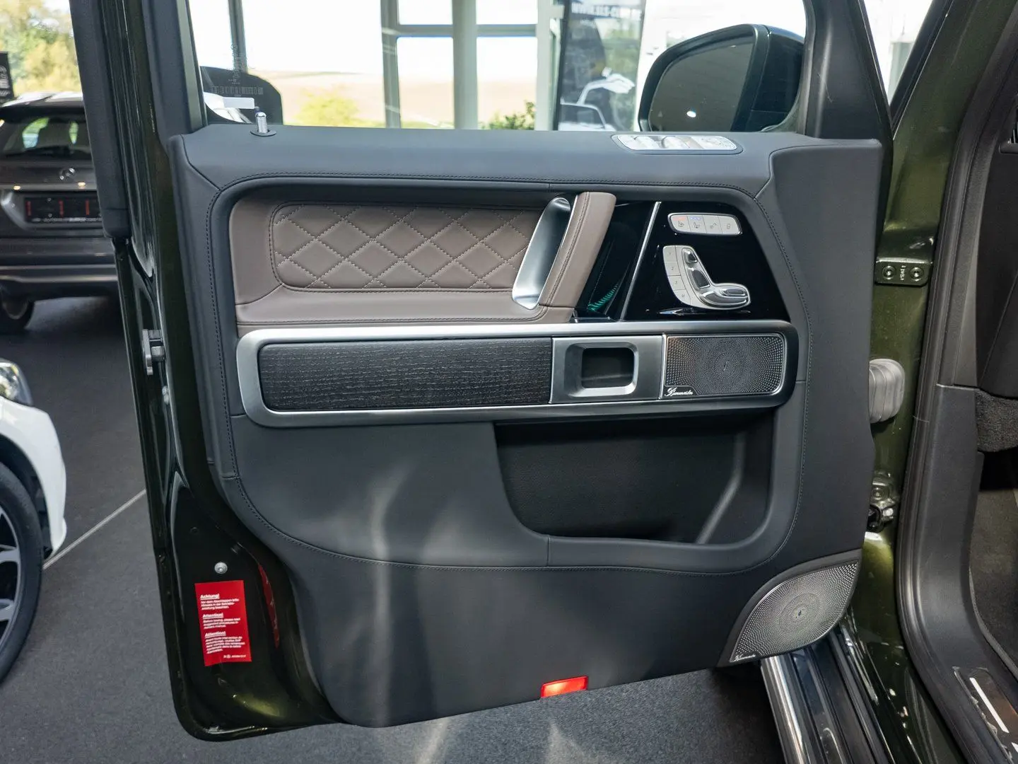 AMG G 63 oliv,Holzboden Kirsche,Sthzg,Sitzkl,AHK