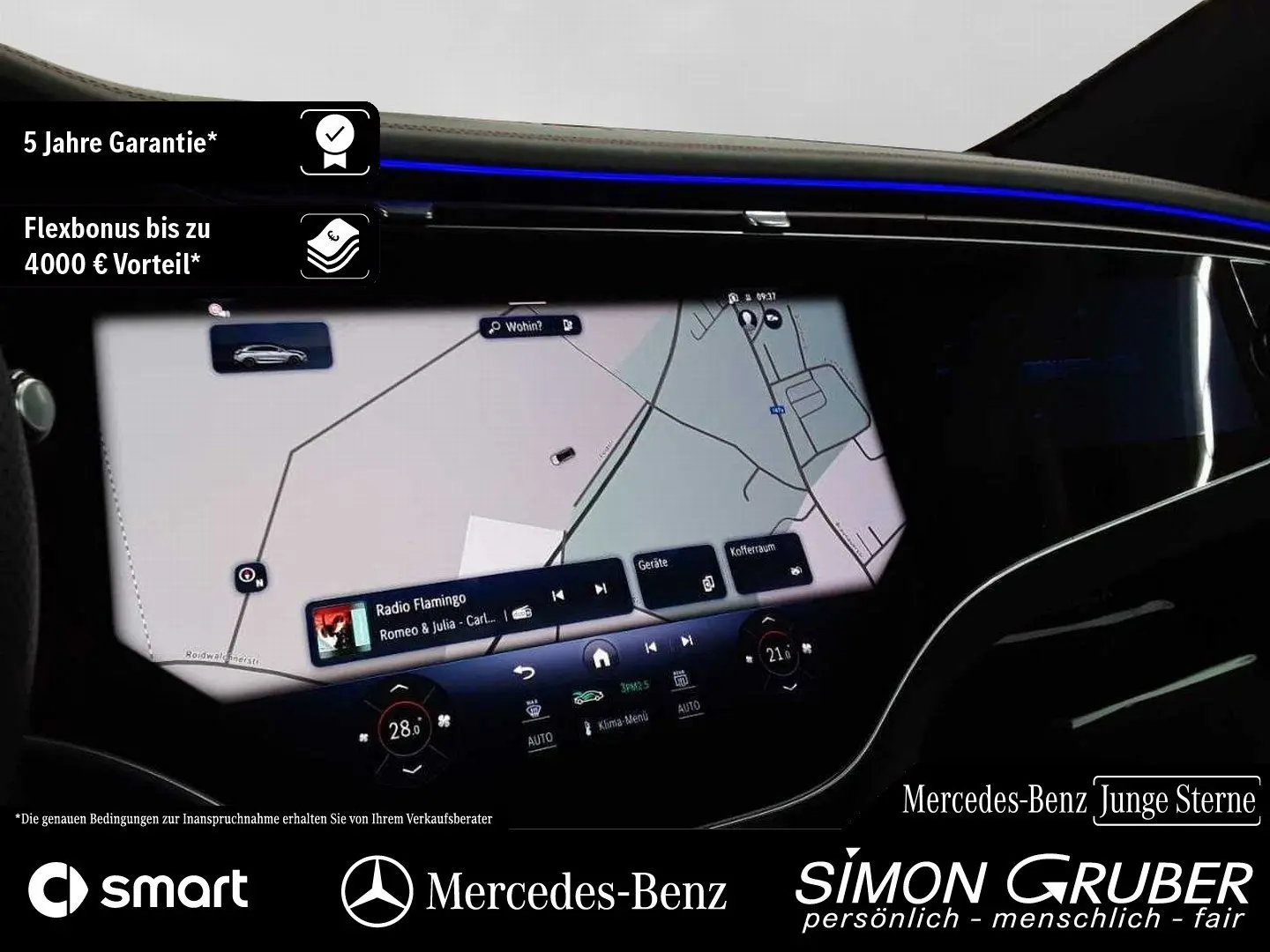 EQE 43 4M SUV AMG Night Pano HUD Sitzklima Nappa