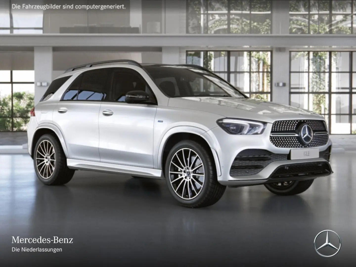 GLE350de 4M AMG Pano AHK Dist Burm Airma 21  HUD