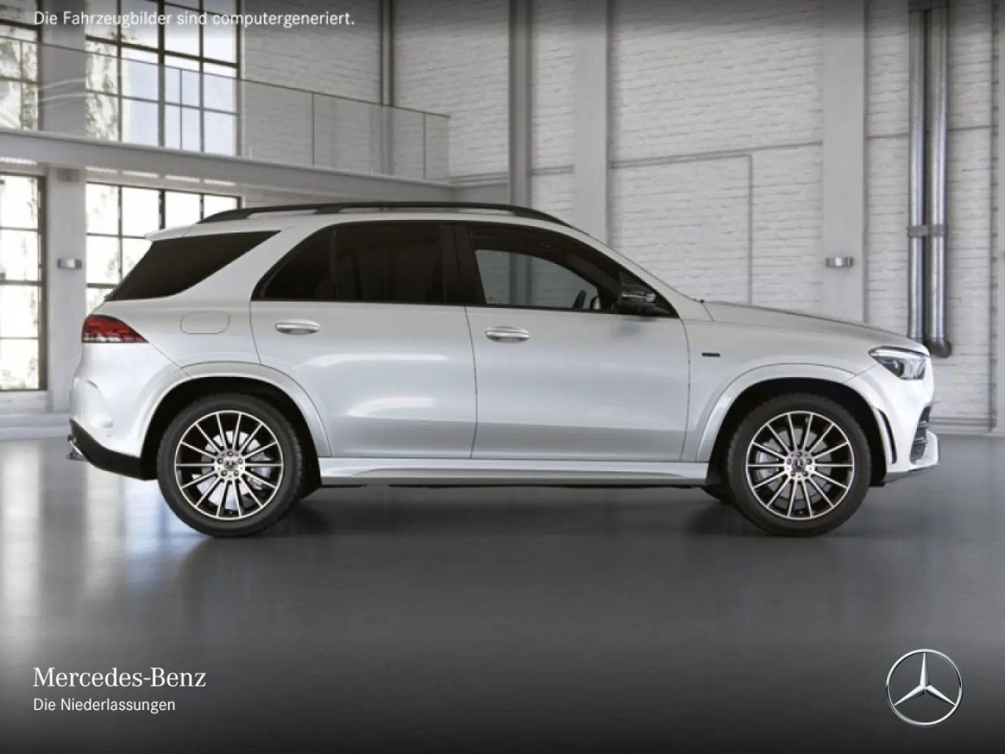 GLE350de 4M AMG Pano AHK Dist Burm Airma 21  HUD