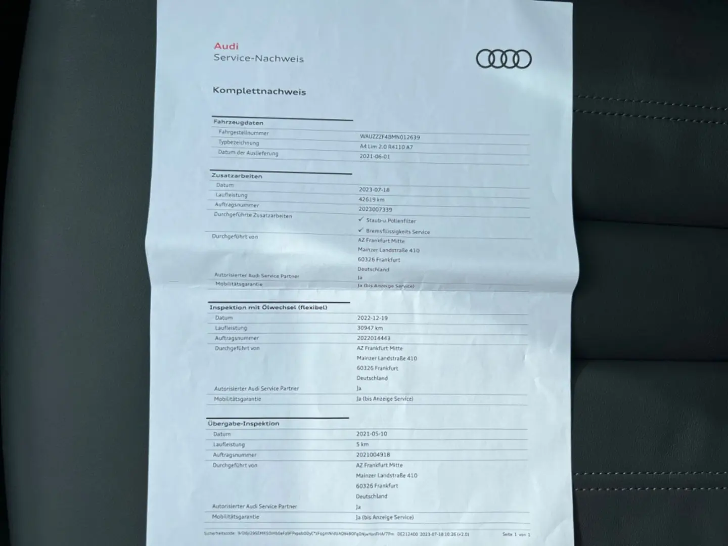 A4 35 TFSI S Line Virtual 360° Black Paket LED
