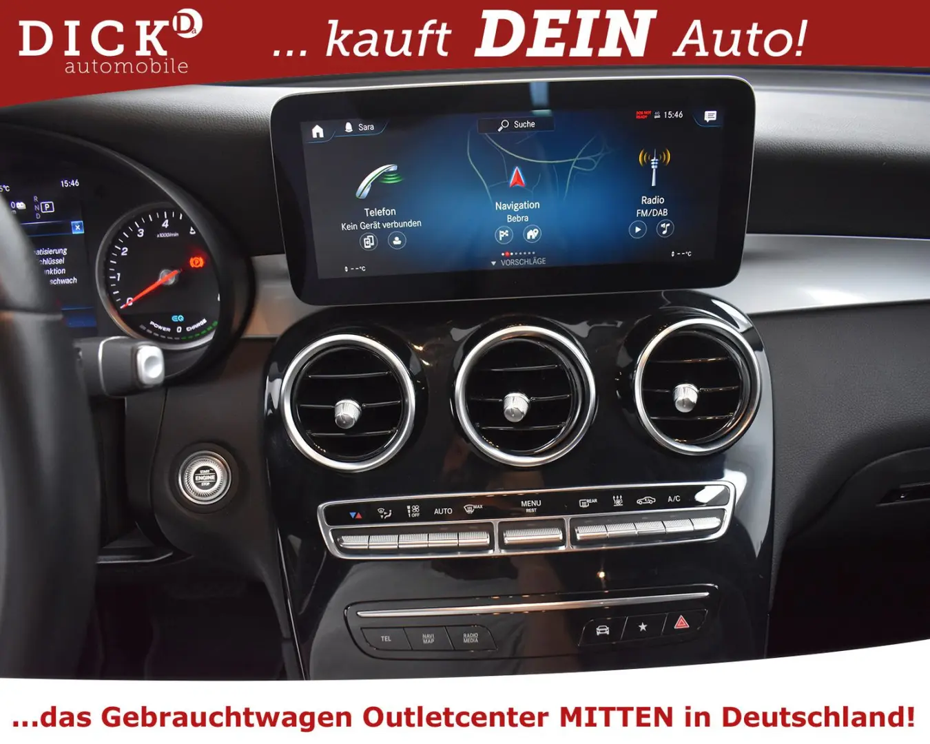 GLC 300e 4Mat STANDHZ+LEDER+KAM+NAVI+SHZ+LED+18