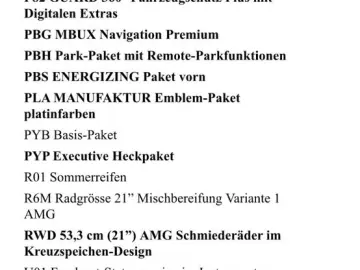 S 63 AMG E Performance 4Matic Lang UPE 280500€