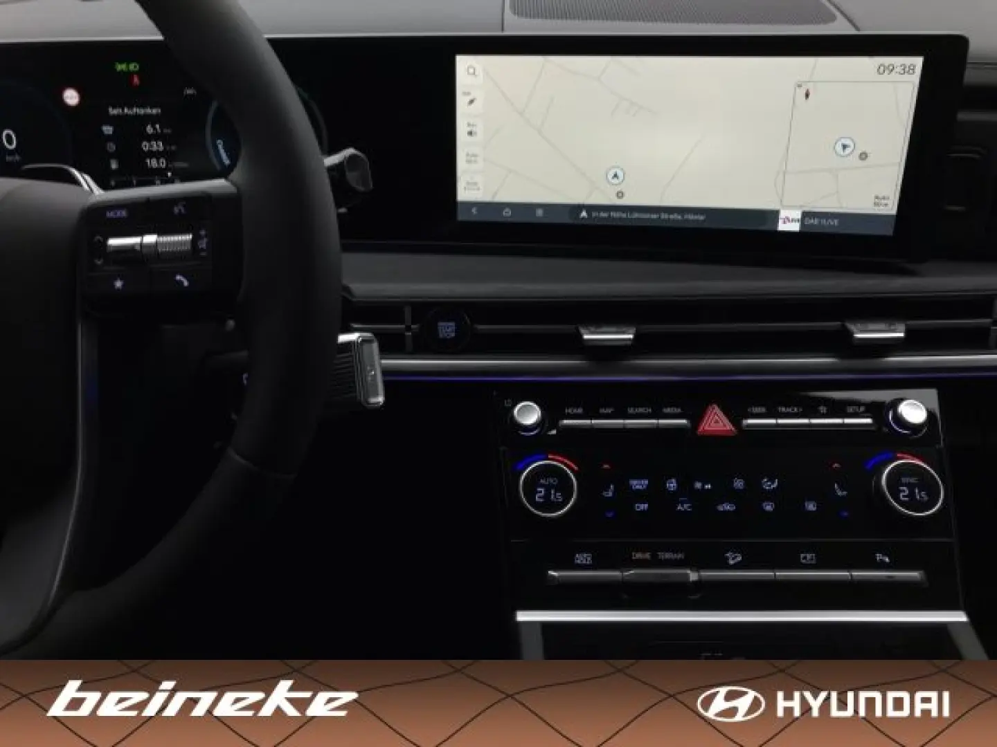 Santa Fe 1.6 HEV Intro Navigation Rückfahrkamera