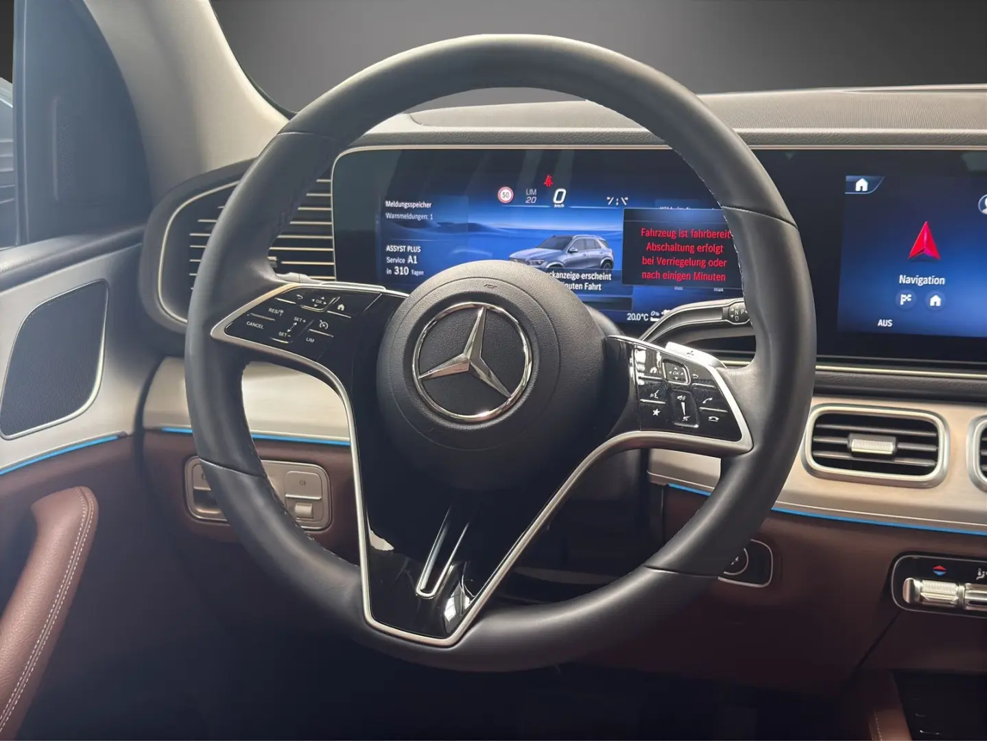 GLE 400 e 4M Advanced-Paket*Ledern.-Braun*LED++