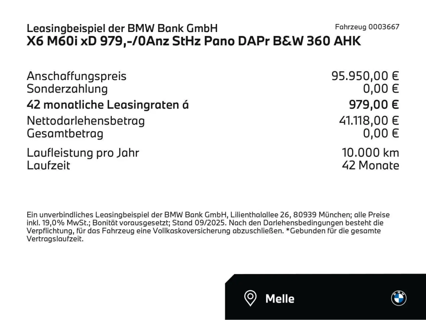 X6 M60i xD 979,-/0Anz StHz Pano DAPr B&W 360 AHK