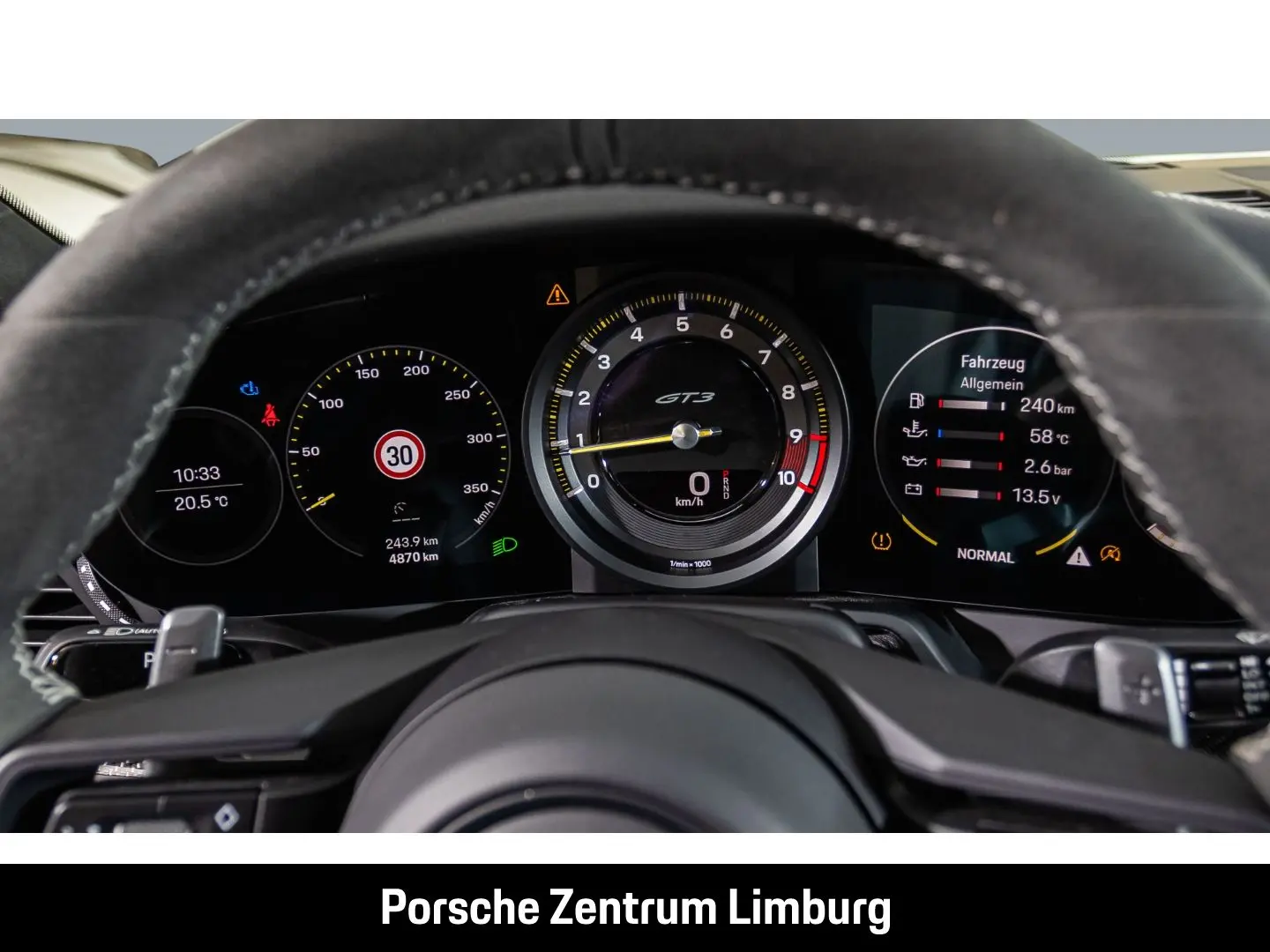 992 911 GT3 Clubsportpaket Liftsystem LED-Matrix