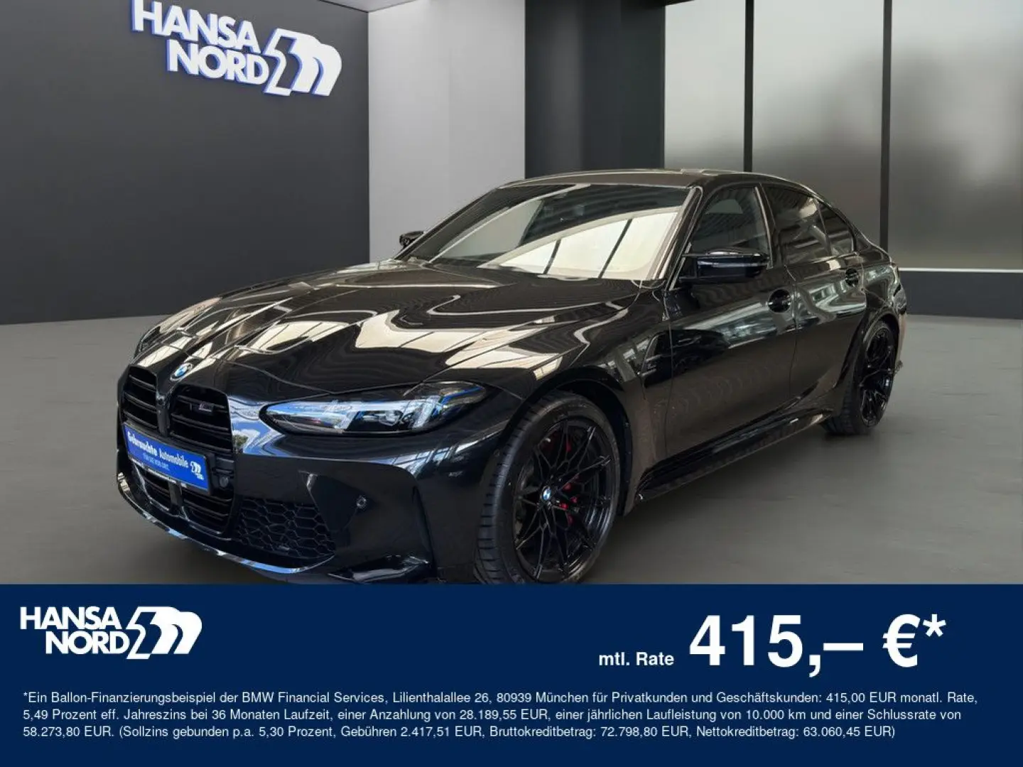 M3 Lim. COMPETITION LEDER HUD KAMERA 360° H/K