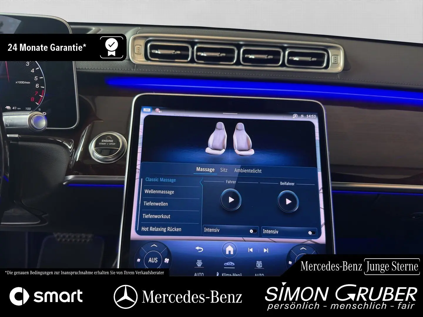 S 450 d AMG Fondentertain Massage Sitzklima HUD