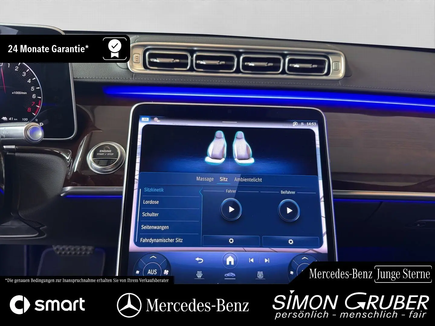 S 450 d AMG Fondentertain Massage Sitzklima HUD