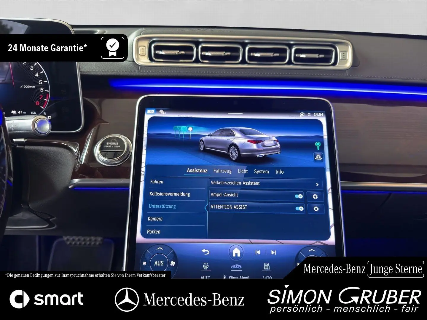 S 450 d AMG Fondentertain Massage Sitzklima HUD