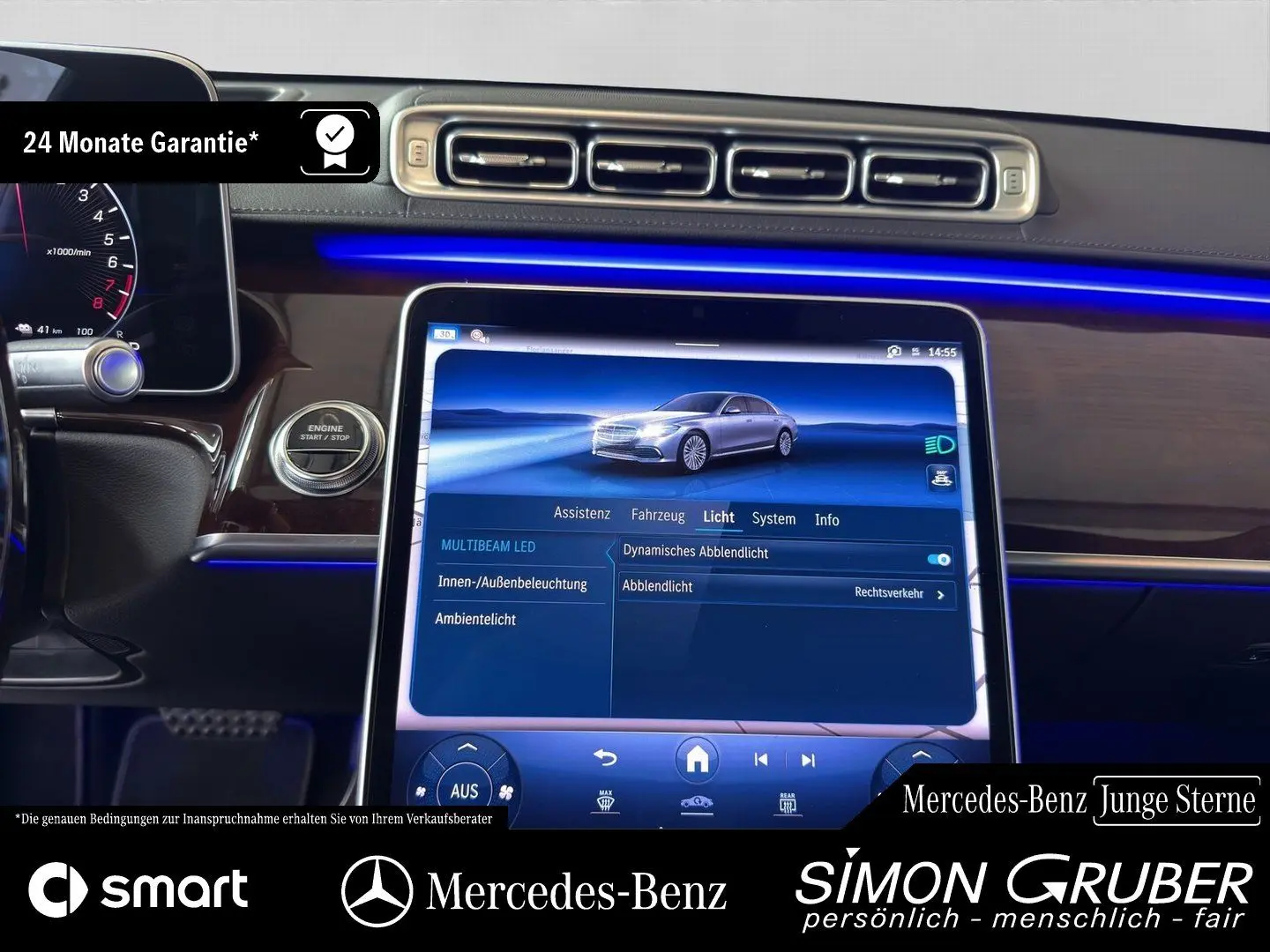 S 450 d AMG Fondentertain Massage Sitzklima HUD