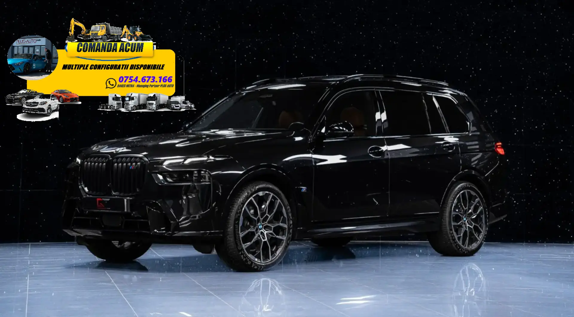 X7 M60i xDrive Exclusive DAP Pano Sky 22  B&W