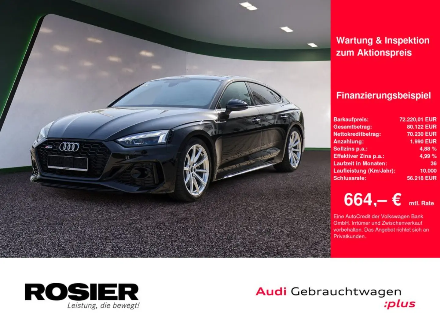 RS 5 Sportback 2.9 TFSI quattro ACC B+O NAVI SHZ