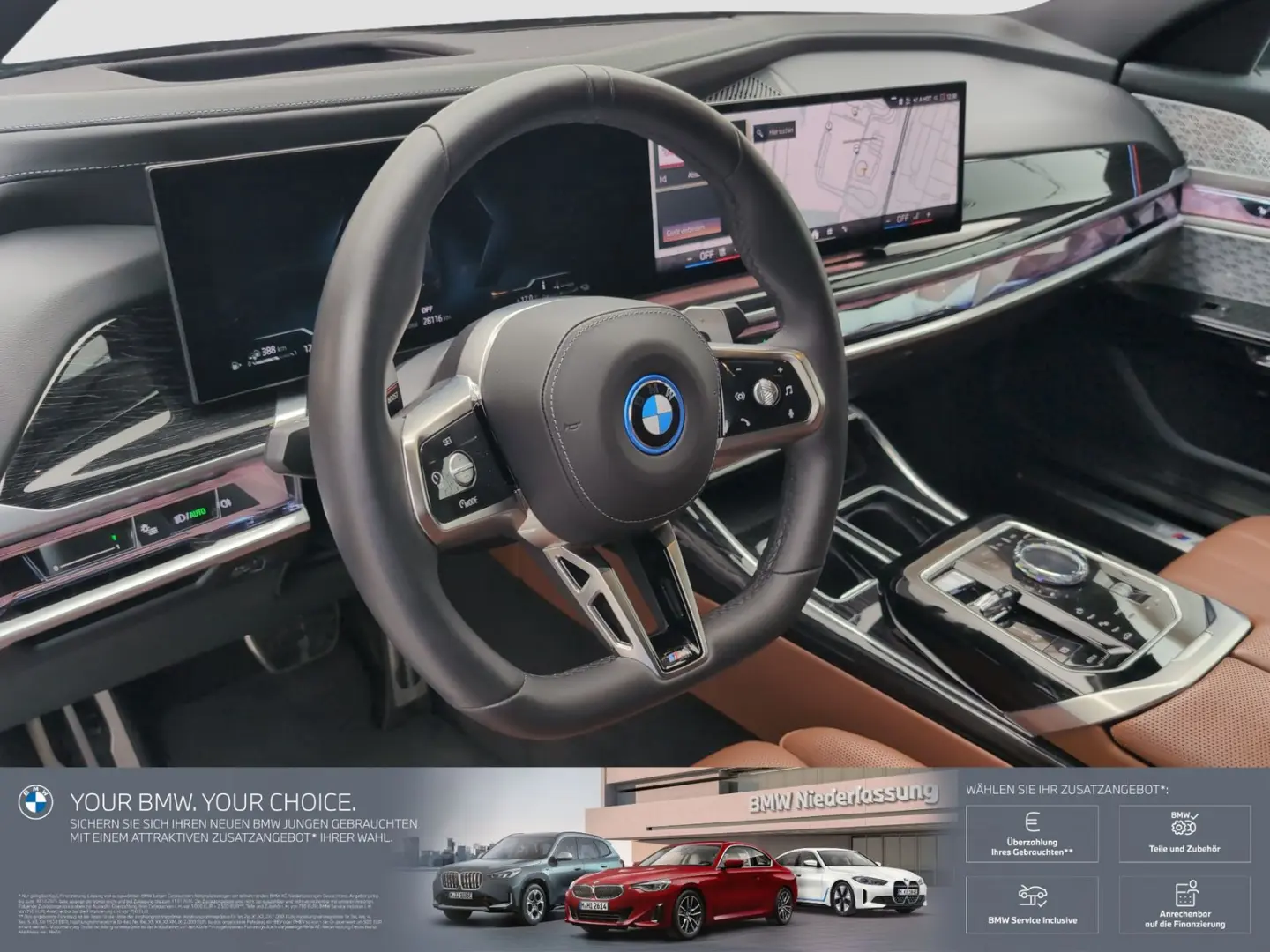 750e xDrive Limousine M Sport Massage Kamera