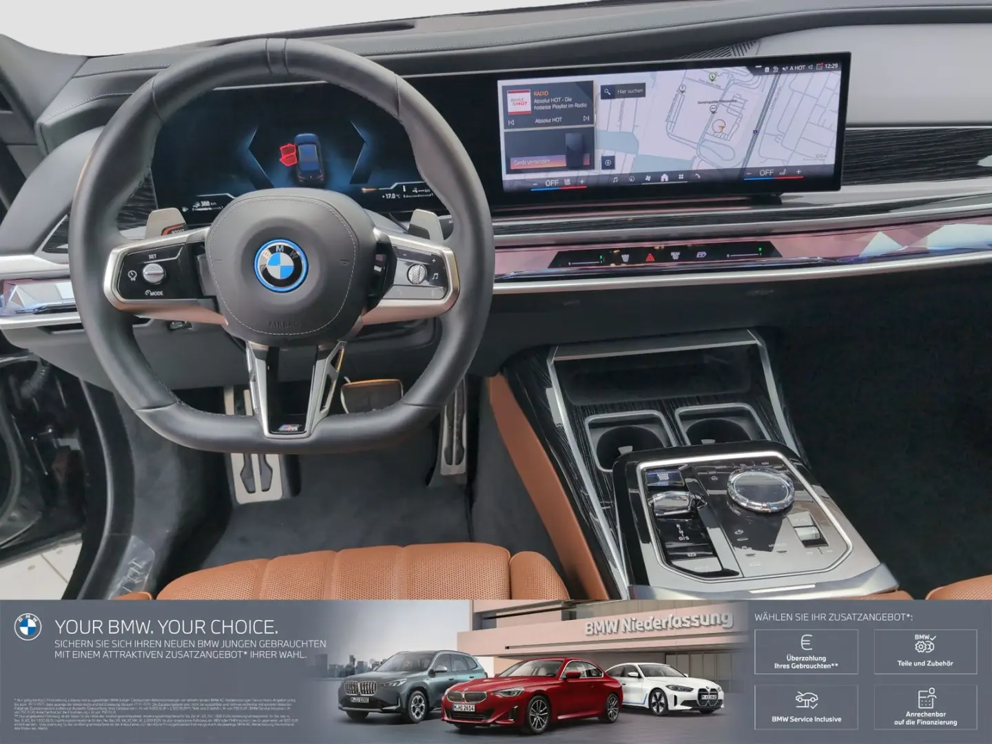 750e xDrive Limousine M Sport Massage Kamera