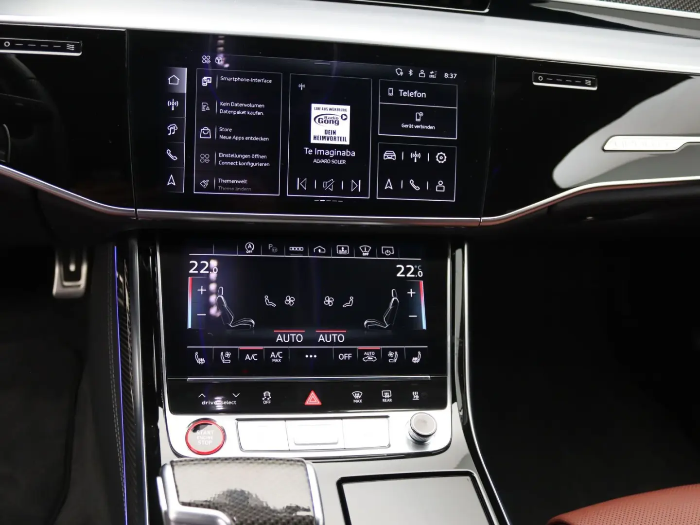 S8 TFSI quattro / Pano, Matrix, 360°, B&O, OLED