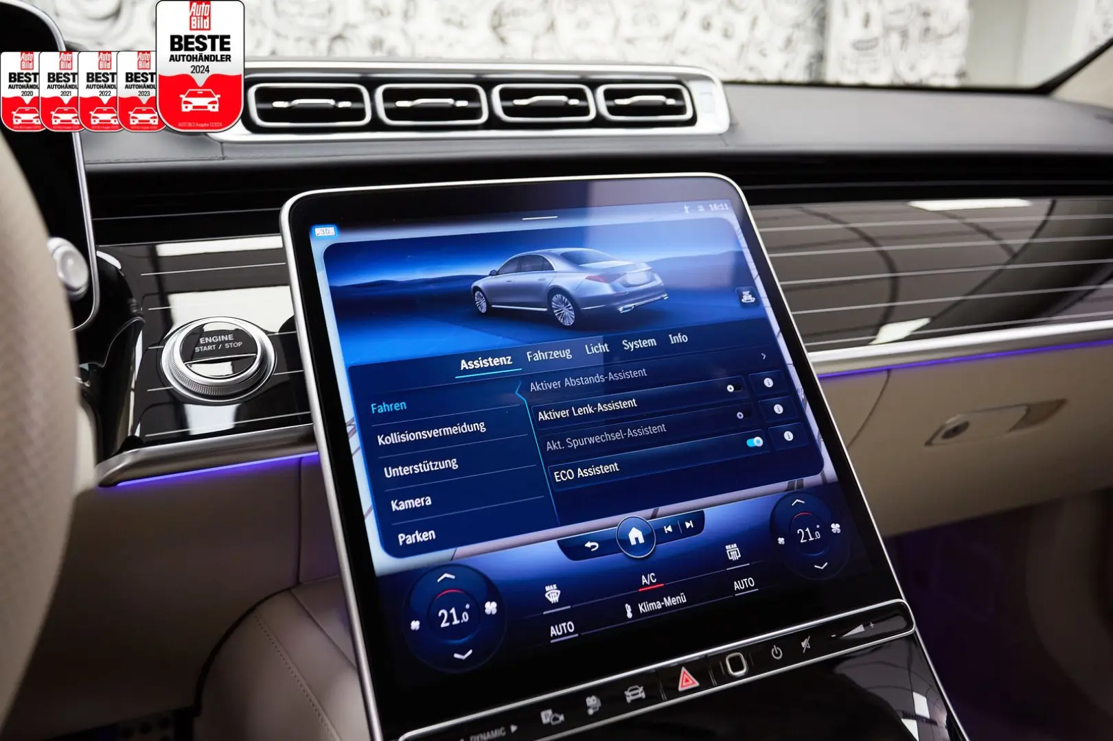S 580 e 4-MATIC*3x AMG SPORT*DESIGNO*4D-BURM*TV*